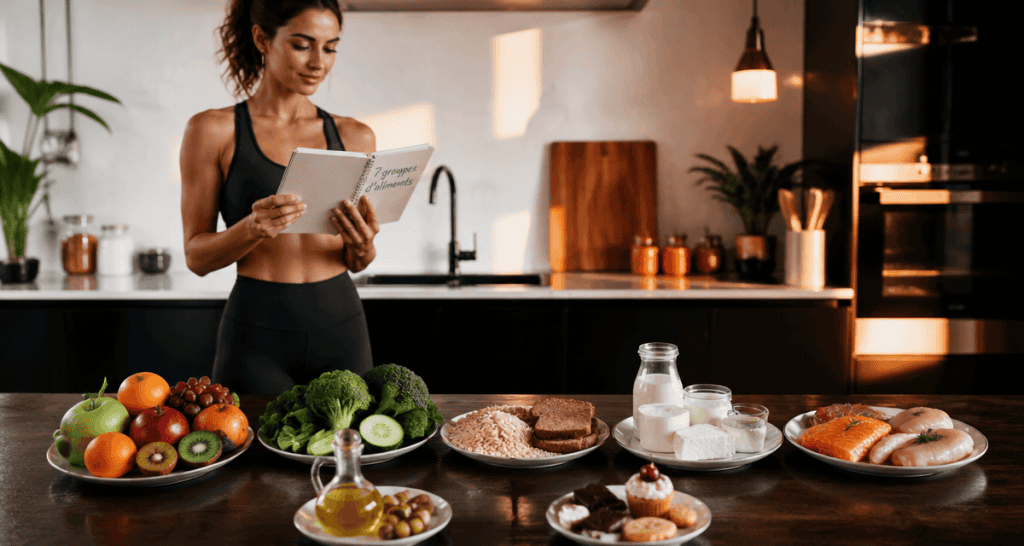 les 7 groupes d aliments tableau assiettes variées