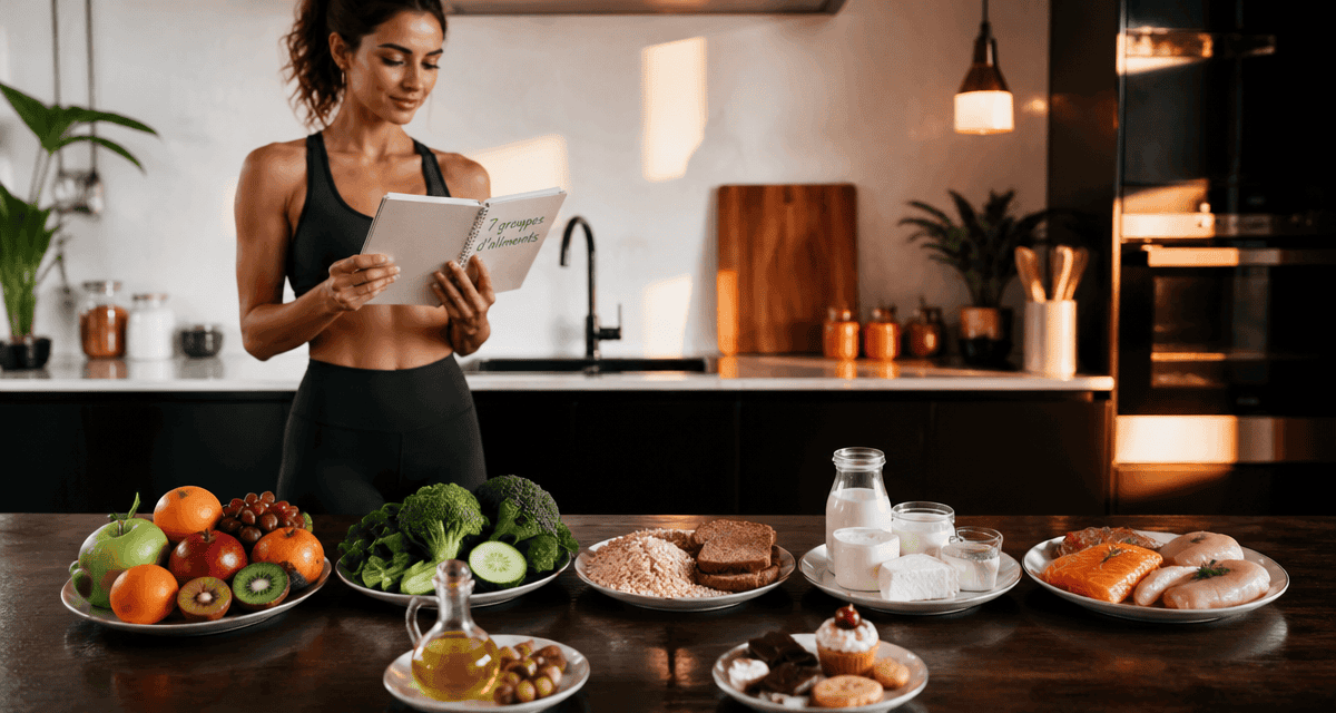 les 7 groupes d aliments tableau assiettes variées