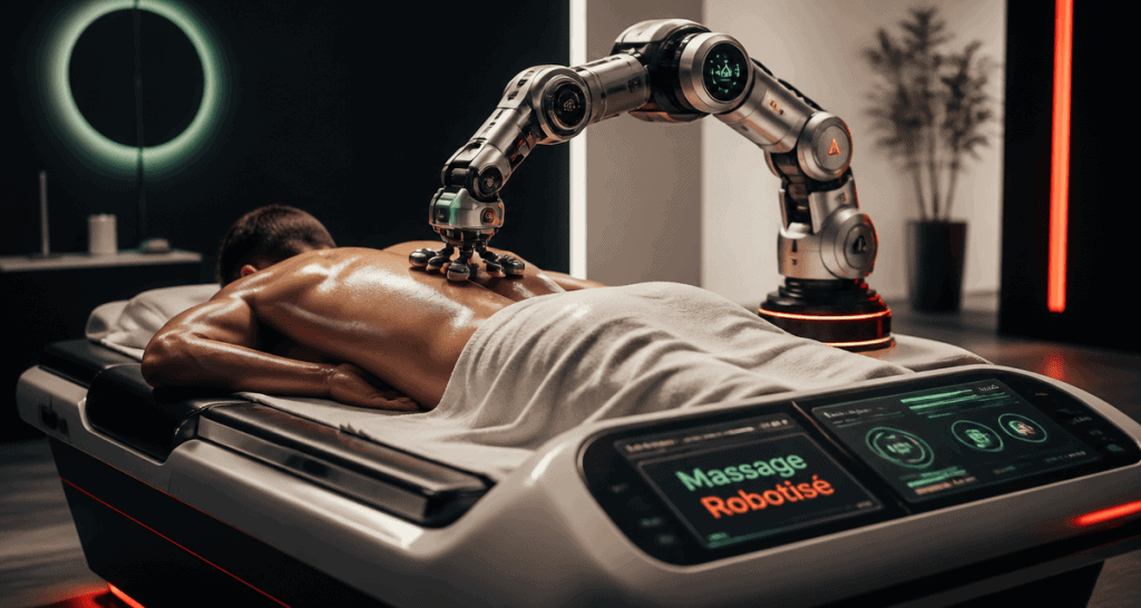 automated massage robot masse une personne