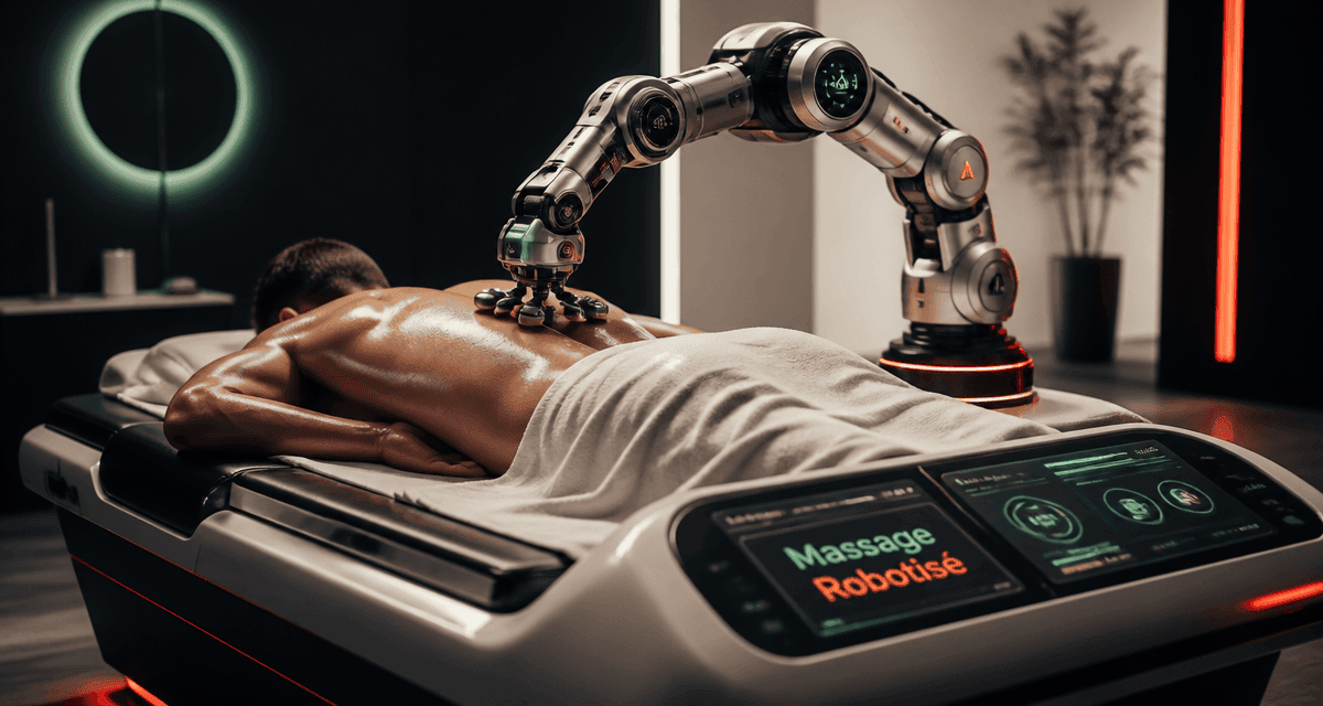 automated massage robot masse une personne