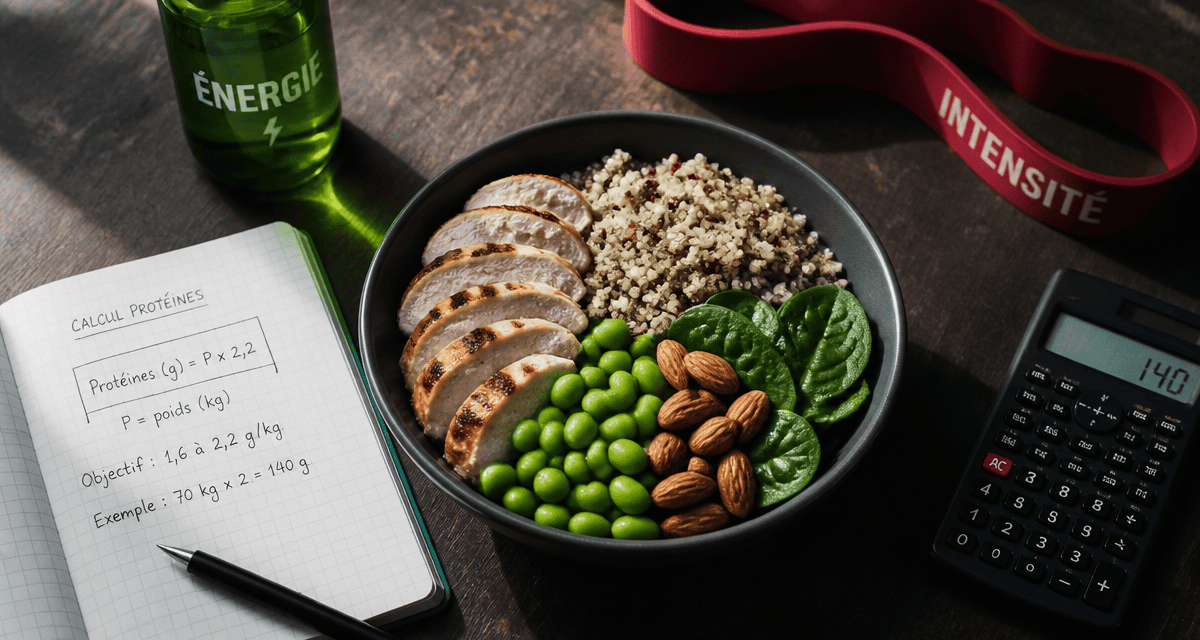 calcul proteine par aliment bol sportif