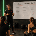 Coach blogueur sportif anime atelier marketing