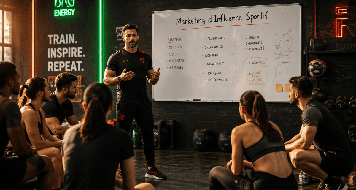 Coach blogueur sportif anime atelier marketing