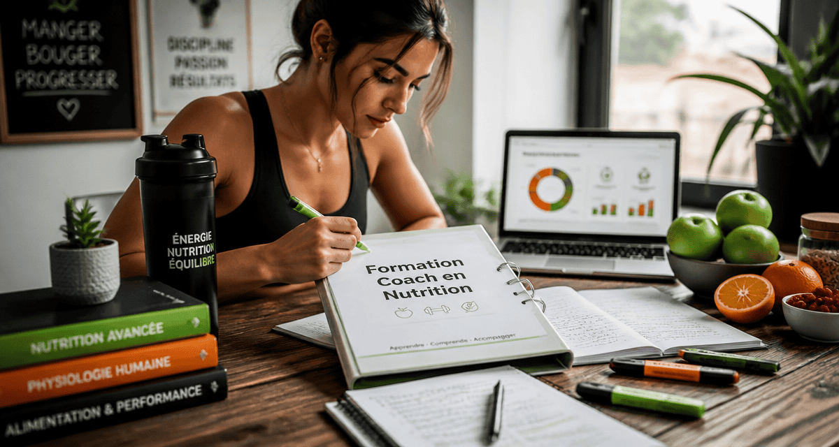 Coach en nutrition formation femme étudiant