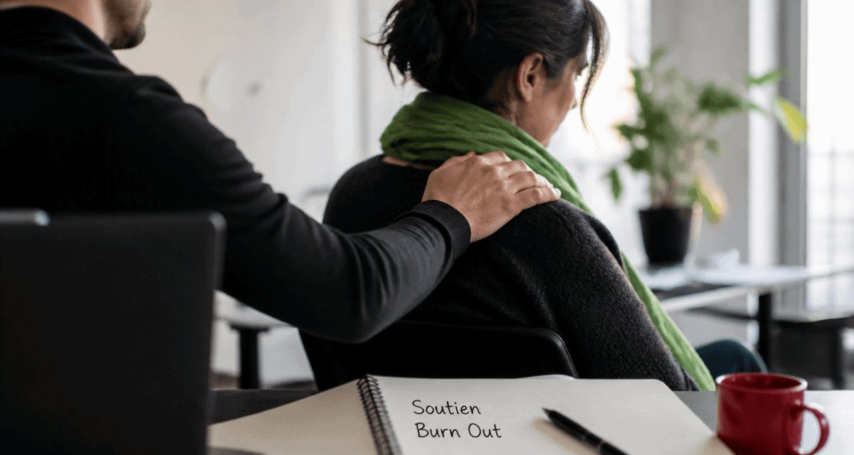 comment aider une personne en burn out soutien bureau