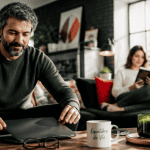 équilibre de vie dans un salon moderne