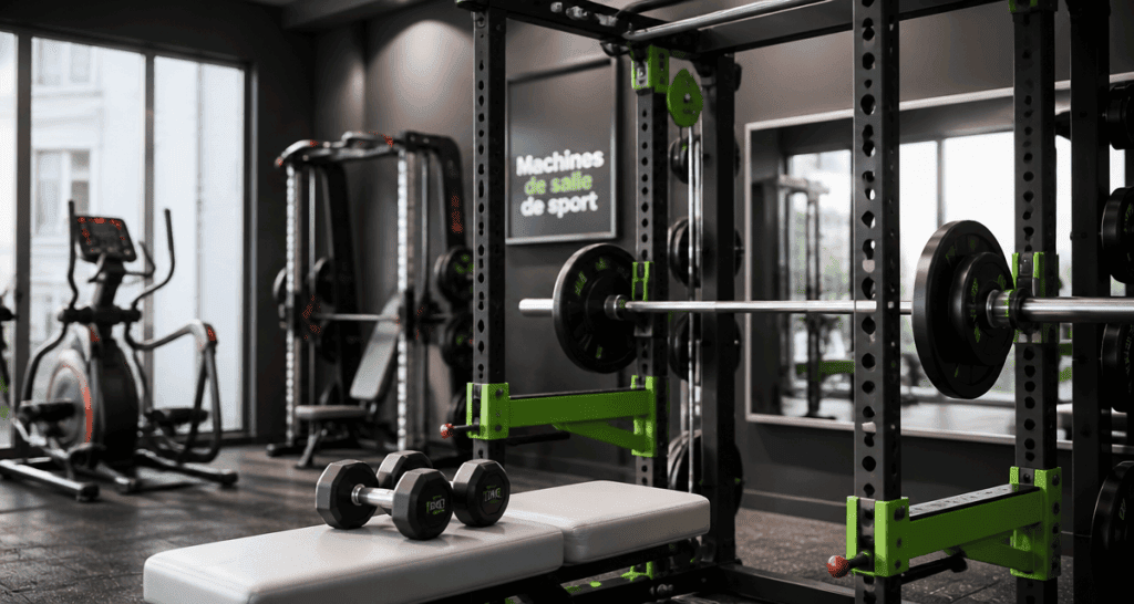 machines de salle de sport modernes