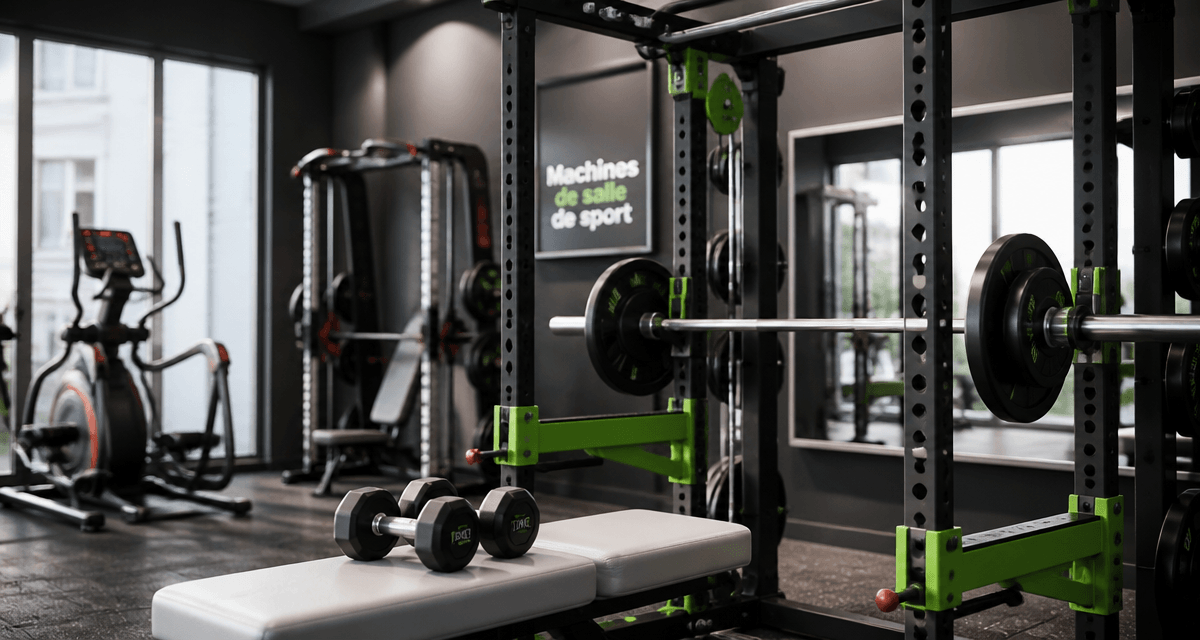 machines de salle de sport modernes