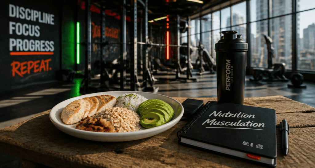 nutrition pour la musculation plateau-repas sportif salle de sport