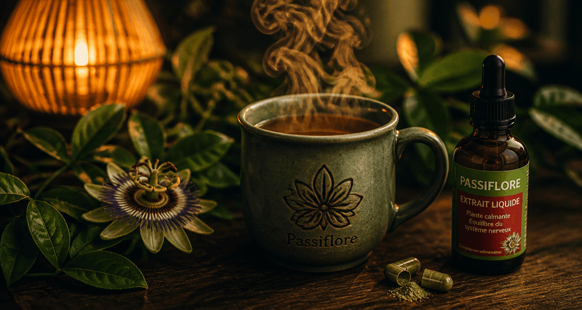 passiflore effet au bout de combien de temps tasse extrait gélule