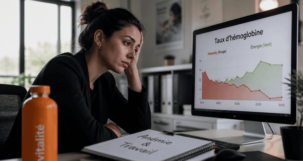 peut on travailler avec une anémie femme bureau