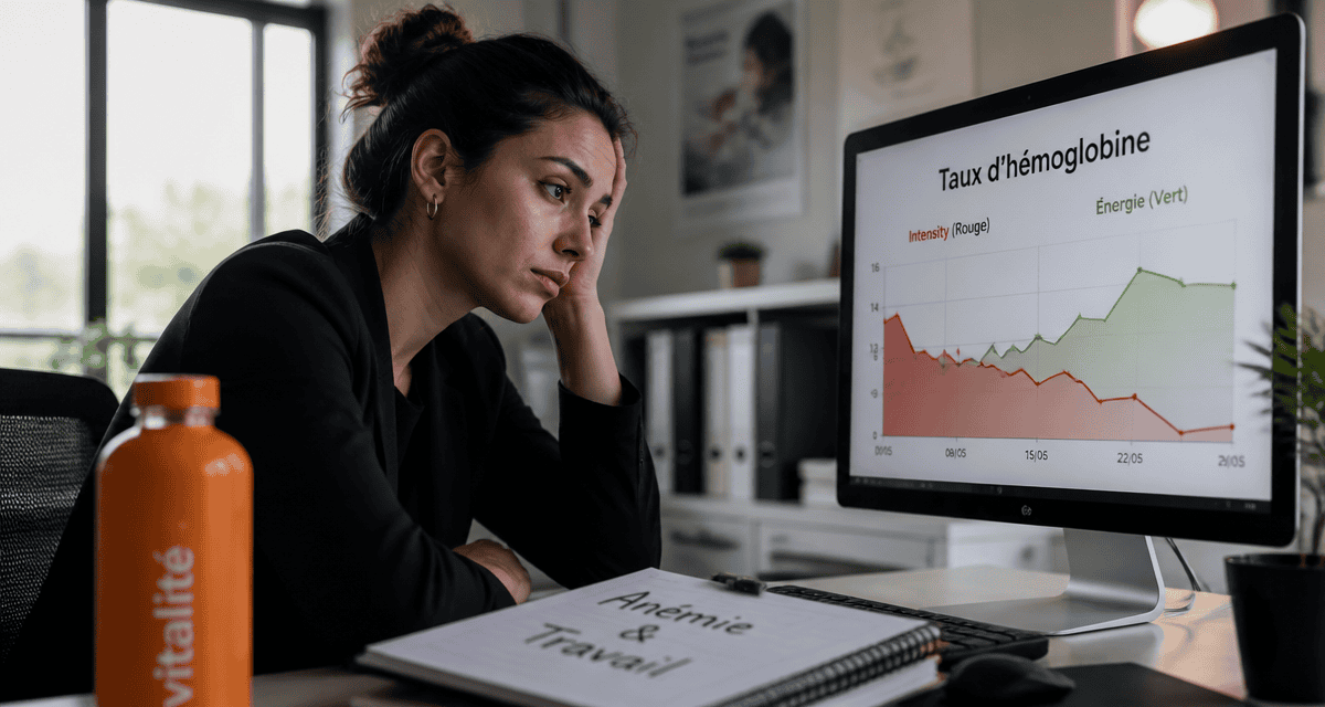 peut on travailler avec une anémie femme bureau