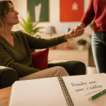 Prendre soins des autres femme soutien salon