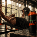Prise de masse creatine athlète développé couché