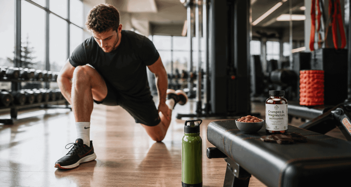 quel magnesium prendre en cas de crampes, sportif s'étire avec magnésium