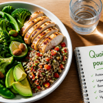 quoi manger pour maigrir assiette légumes poulet quinoa