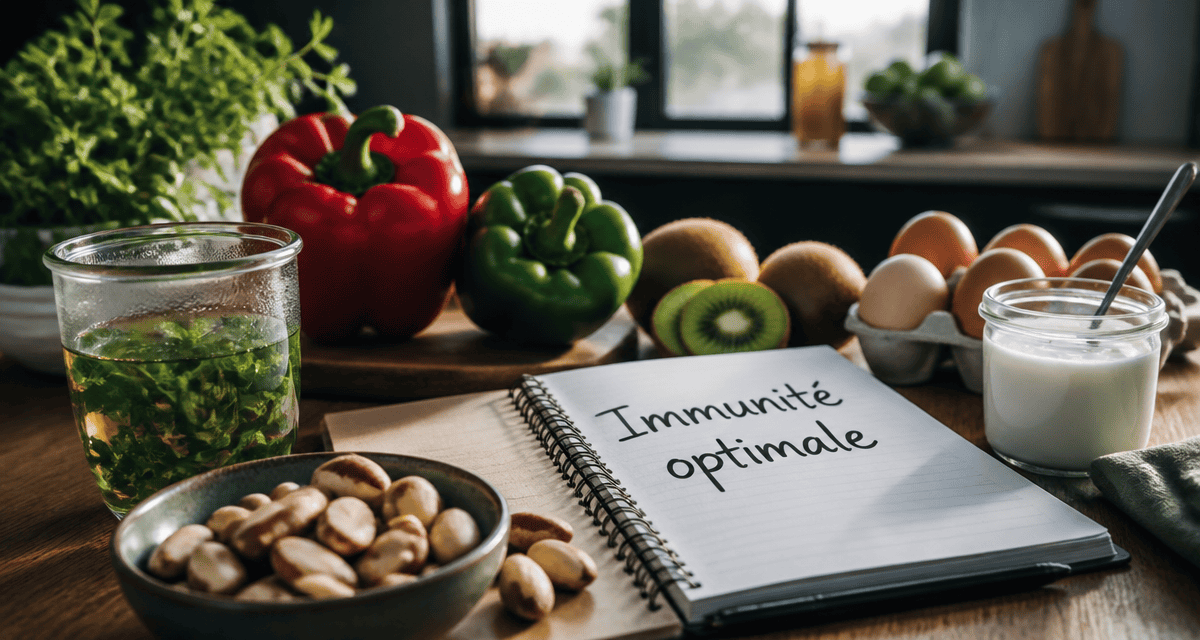 Renforcement du systeme immunitaire aliments sur table