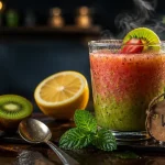 Acide ascorbique c est quoi : vitamine C (citron, kiwi, smoothie)