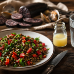 Aliment pour manque de fer : salade de lentilles au citron et persil