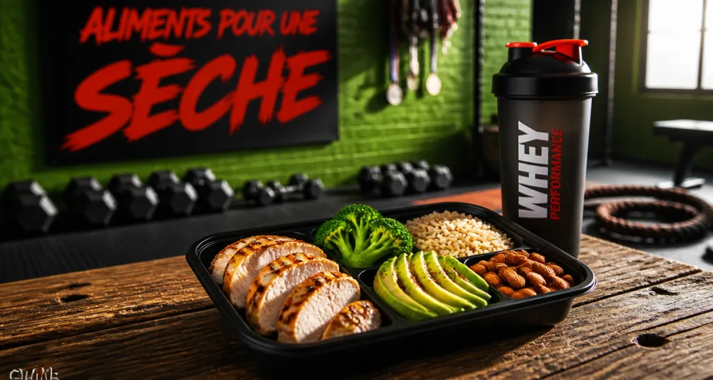 aliment pour une seche repas sportif