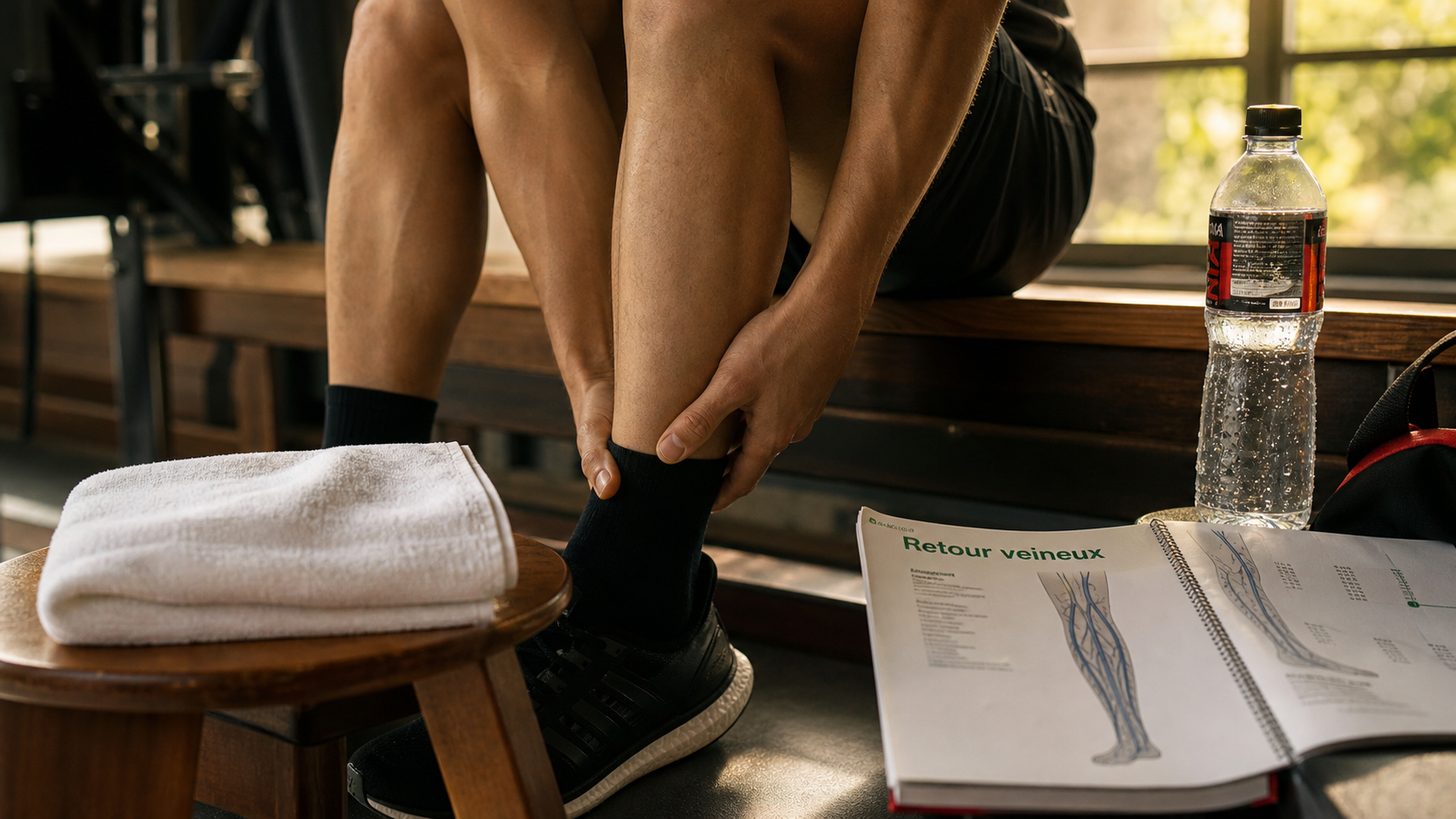 Ameliorer la circulation sanguine : jambes légères, chevilles surélevées