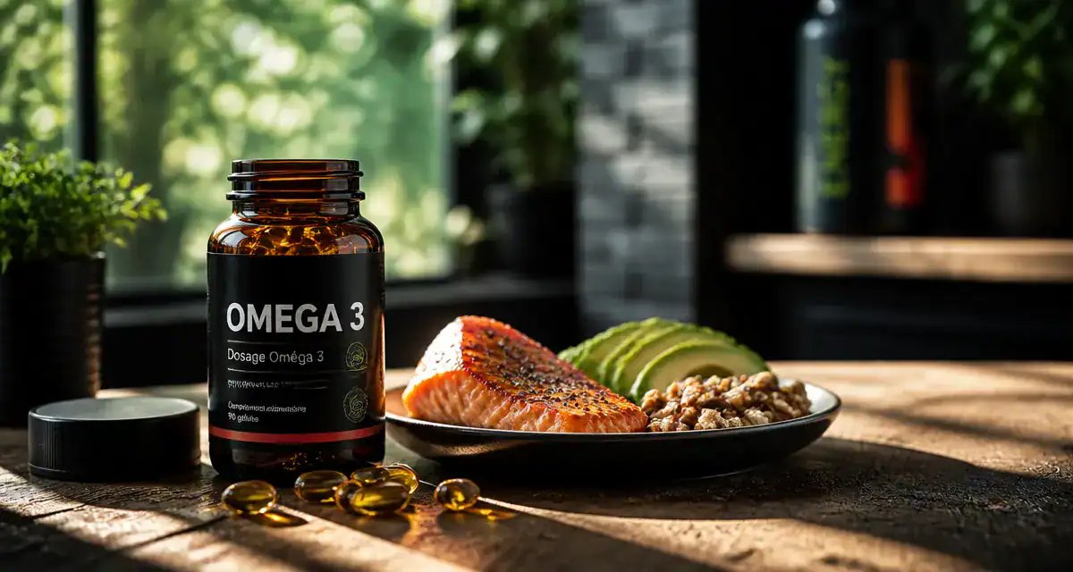 Combien de gelule omega 3 par jour flacon capsules saumon assiette