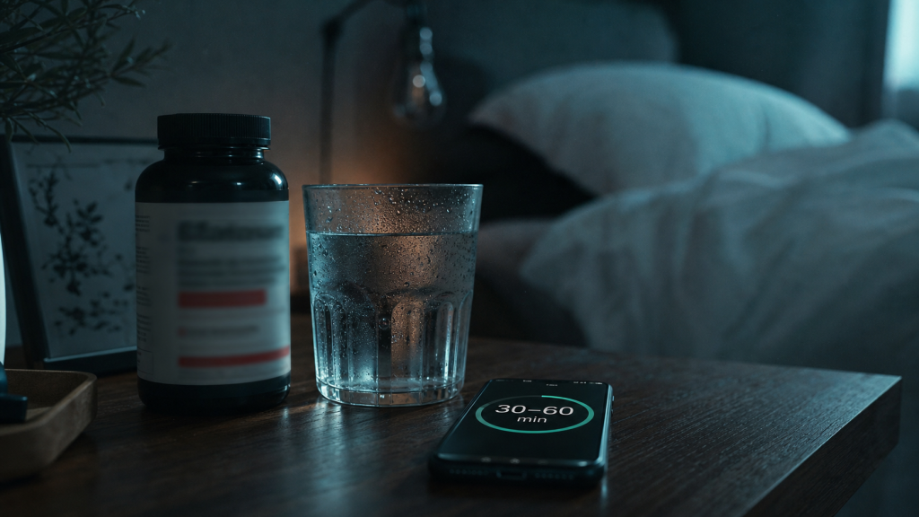 GABA effet au bout de combien de temps : complément et minuteur avant le sommeil