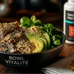 Huile de poisson bienfaits EPA DHA, oméga-3 en gélules et poisson
