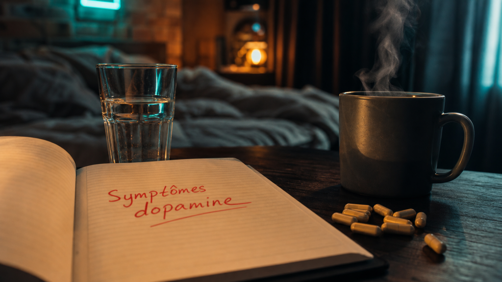 Manque de dopamine symptômes : carnet, gélules, fatigue mentale