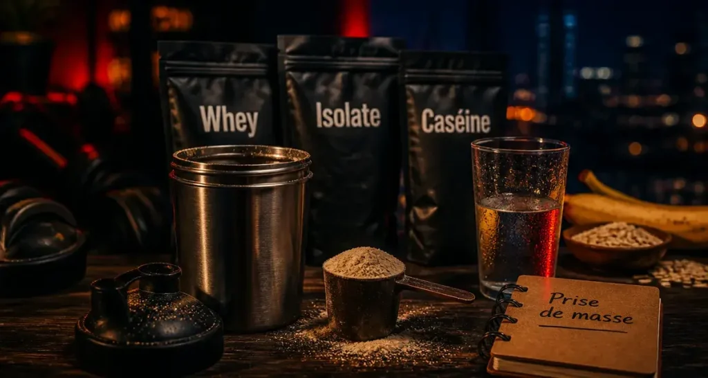 Meilleur proteine prise de masse : Whey, isolate ou gainer en shaker