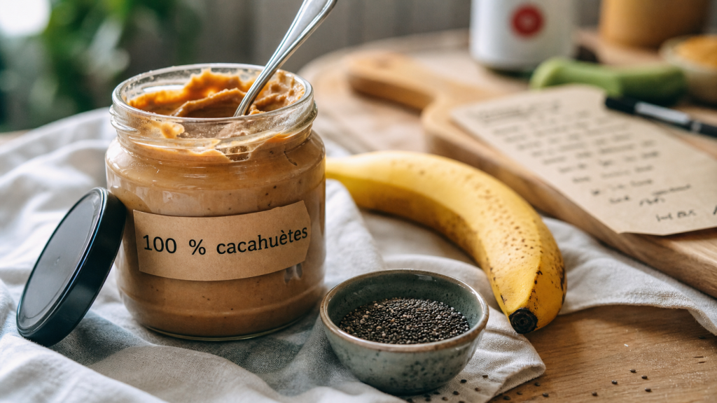 Nutrition beurre de cacahuetes : pot crémeux 100 % arachides