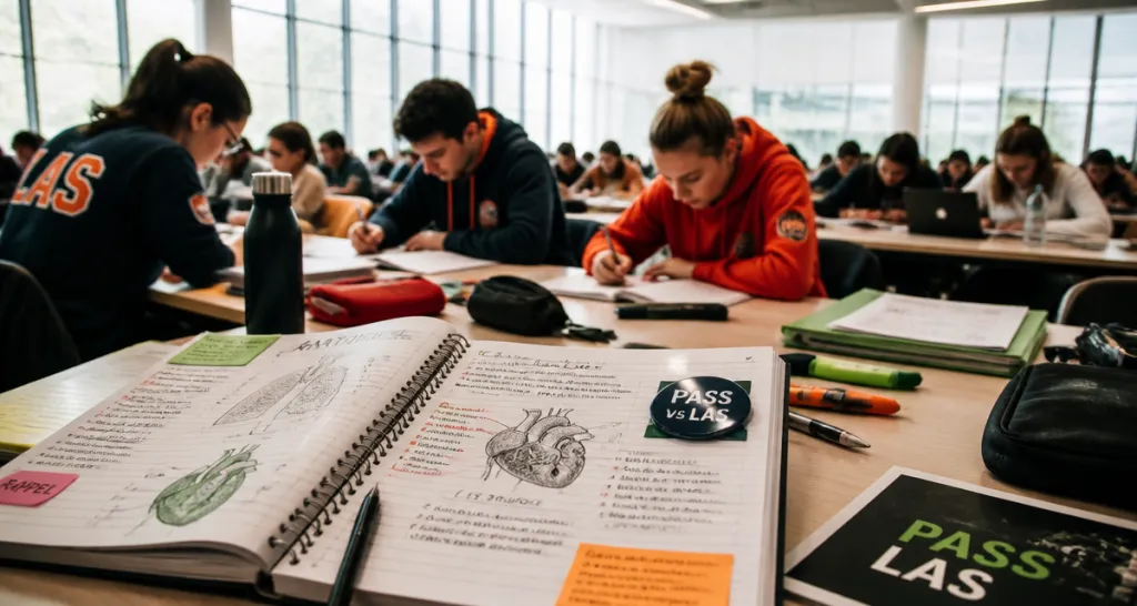 passesse medecine étudiants révisant pass las