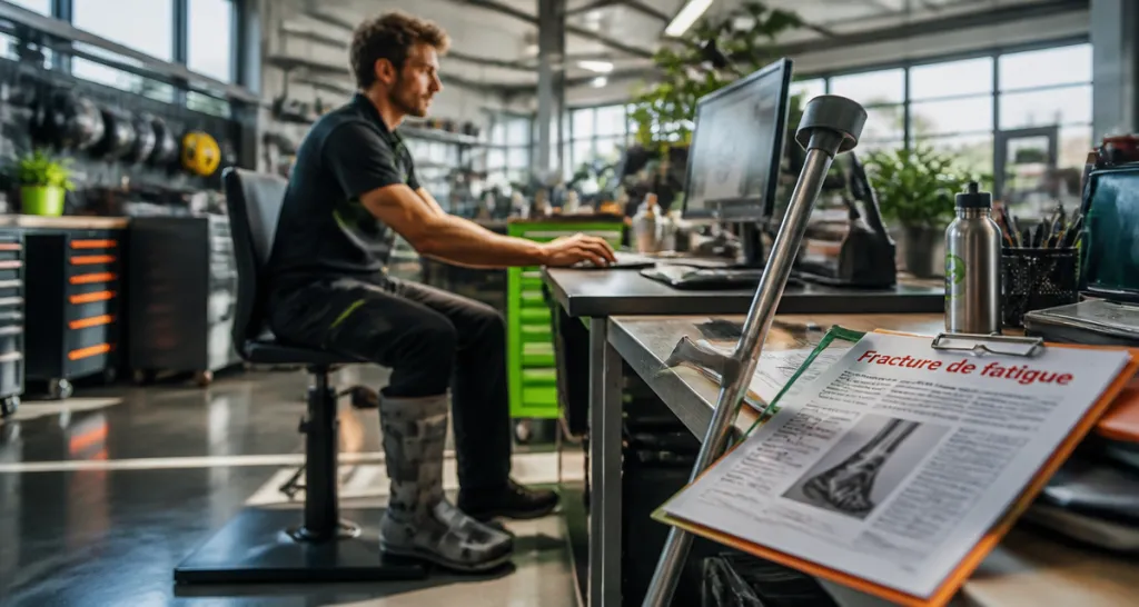 peut on travailler avec une fracture de fatigue au travail