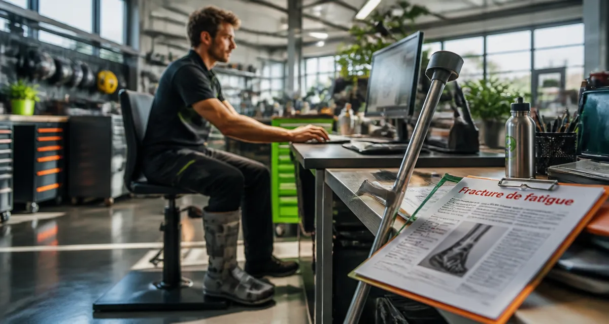 peut on travailler avec une fracture de fatigue au travail