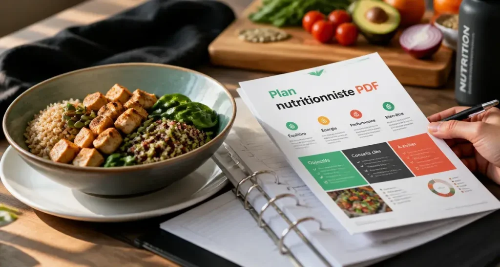 Plan alimentaire nutritionniste pdf : menus 7 jours équilibrés