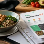 Plan alimentaire nutritionniste pdf : menus 7 jours équilibrés