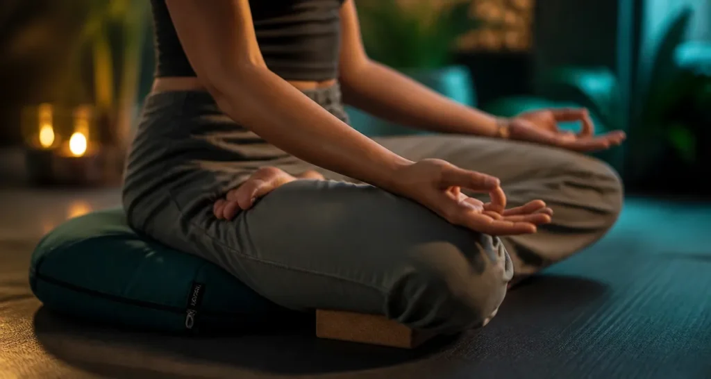 Position lotus : erreurs anatomiques qui mettent les genoux en péril