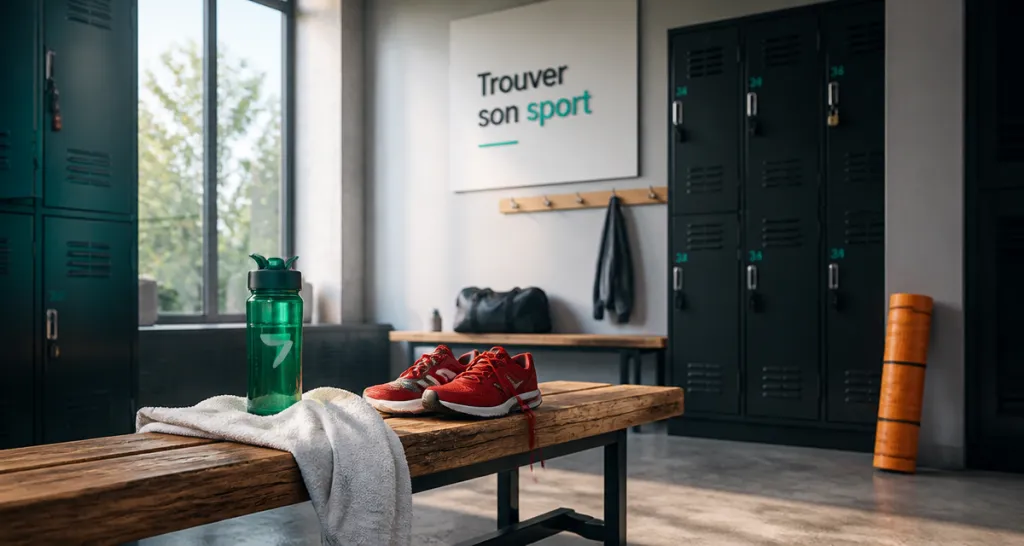 sport que faire vestiaire sportif baskets gourde