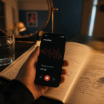 Stress vertige : smartphone respiration et écouteurs pour anxiété vs oreille interne