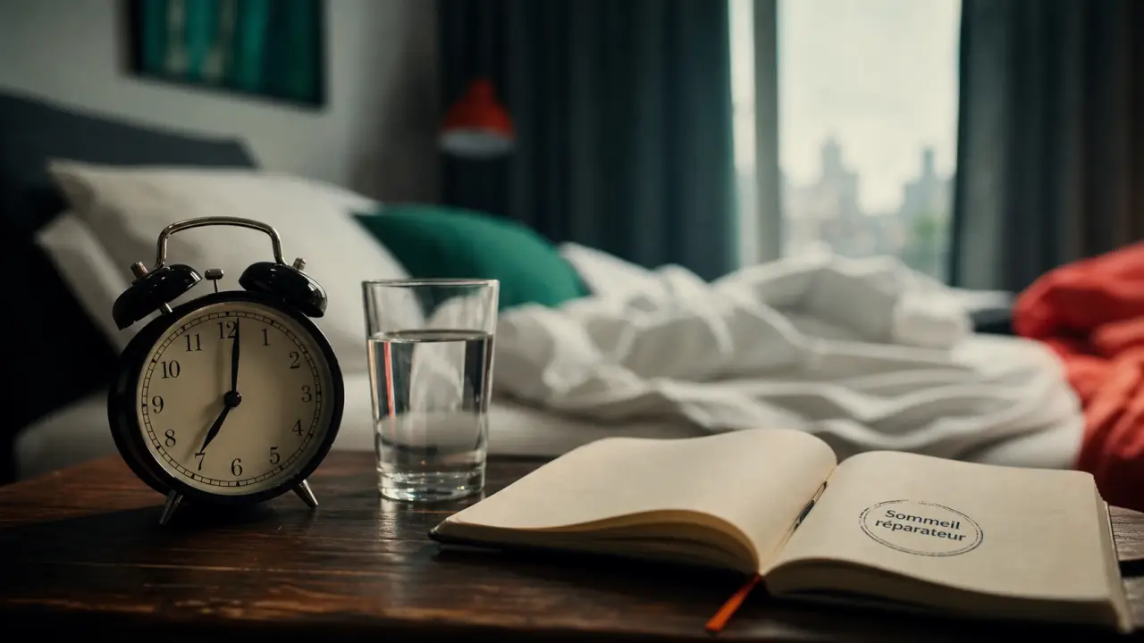 Avoir un sommeil réparateur : réveil au matin, chambre apaisante