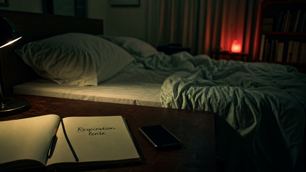 Comment s endormir vite quand on est pas fatigue : respiration lente au lit, signaux au cerveau