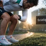 Courir avec une sciatique : arrêt et reprise sans douleur dans un parc