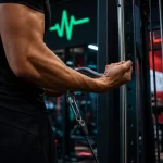 Curl poulie biceps : poulie et biceps, tension continue