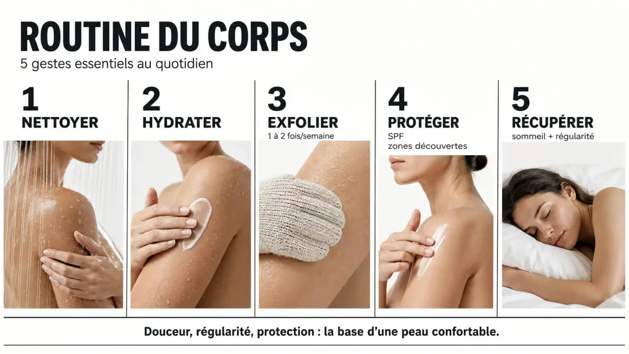 Prendre soin de son corps : routine quotidienne en 5 gestes essentiels