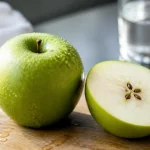 Pomme verte bienfait Granny Smith : digestion et glycémie, vue rapprochée