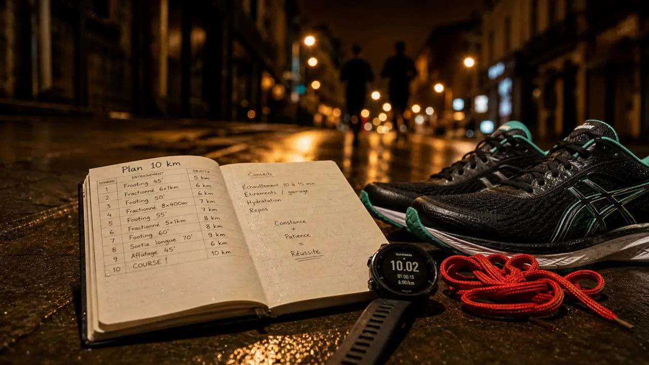 Préparer un 10km : montre et plan d’entraînement VMA, allure, erreurs