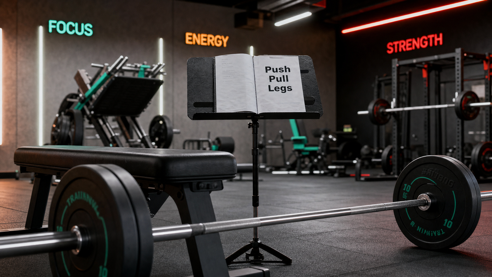 Push pull legs program 3 séances