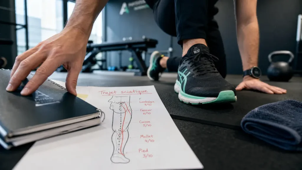 Sciatique du sportif : le seuil 5/10 pour savoir quand lever le pied