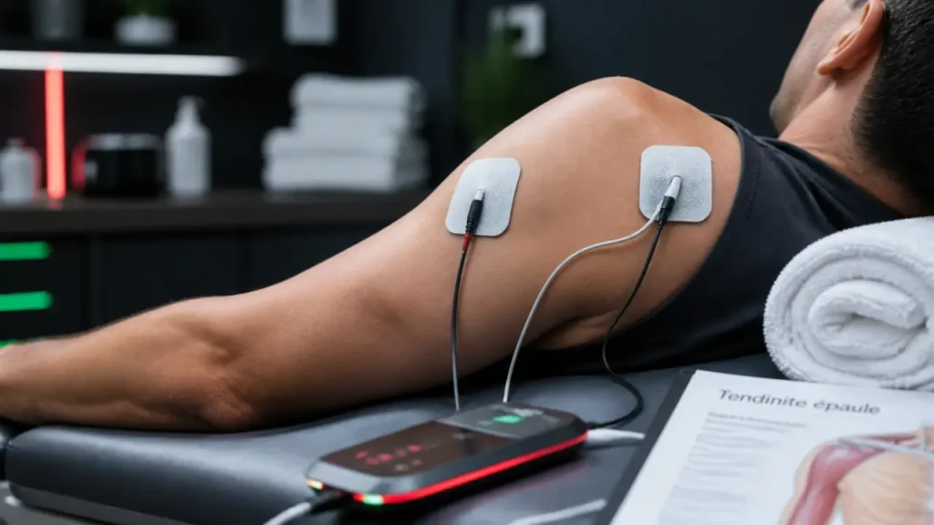 Tendinite de l’épaule : choisir le bon programme d’électrostimulation selon la phase, les électrodes et l’intensité
