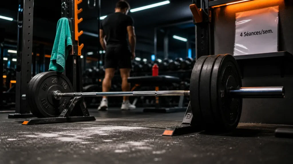 Musculation 4 fois par semaine : résultats visibles, récupération utile et programme tenable